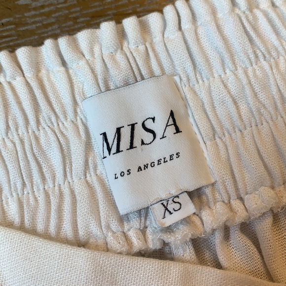 MISA Los Angeles Imara Linen Blend Pants XS - Picture 3 of 11